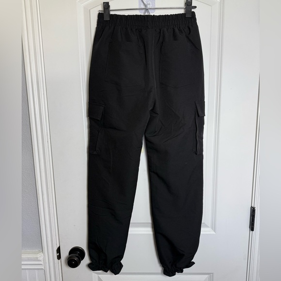 Girls Sovereign Code Black Chantel Tech Pants Cargo Joggers Size 16 - Picture 2 of 7